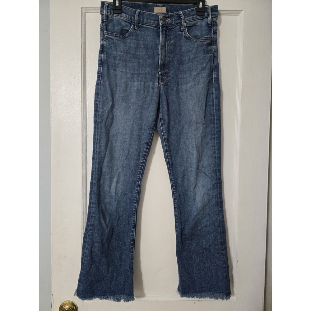 Mother Denim The Hustler Ankle Fray 29 Right of Passage Jeans